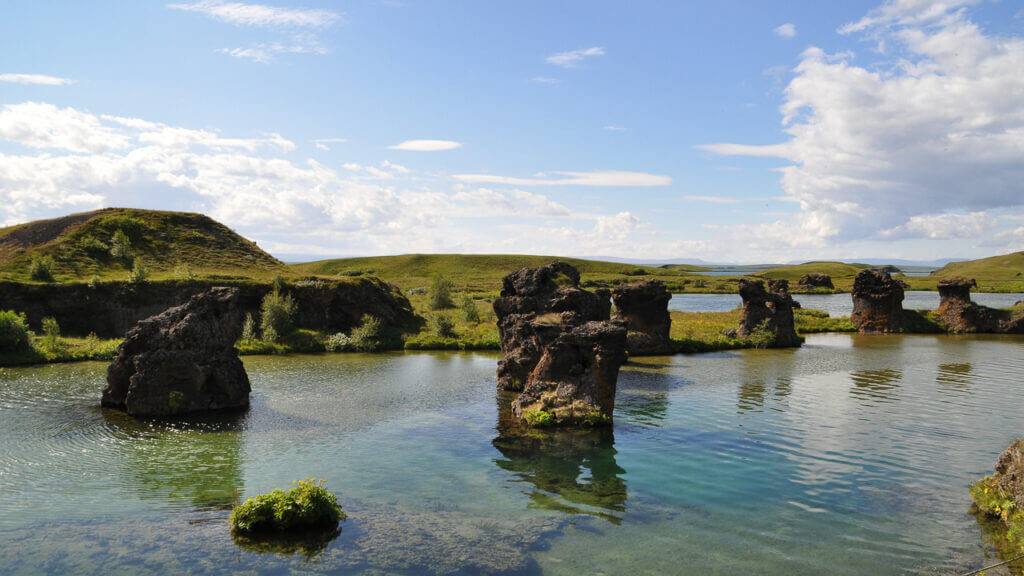 godafoss myvatn iceland